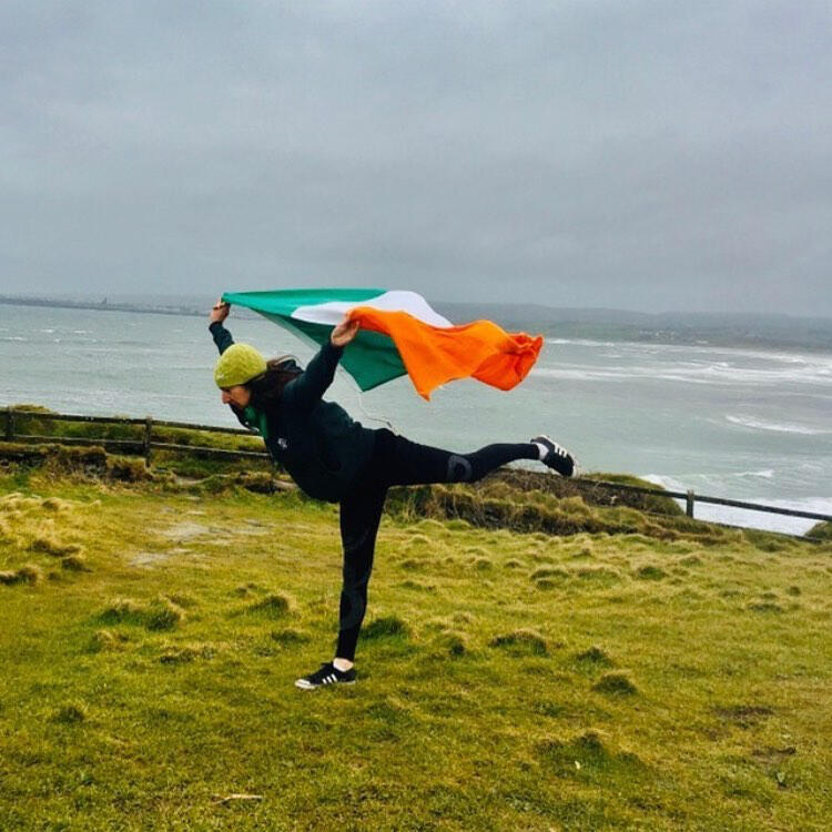 Helen Rich Lahinch Yoga Studio Pose