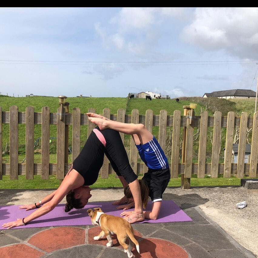 Helen Rich Lahinch Yoga Studio Pose