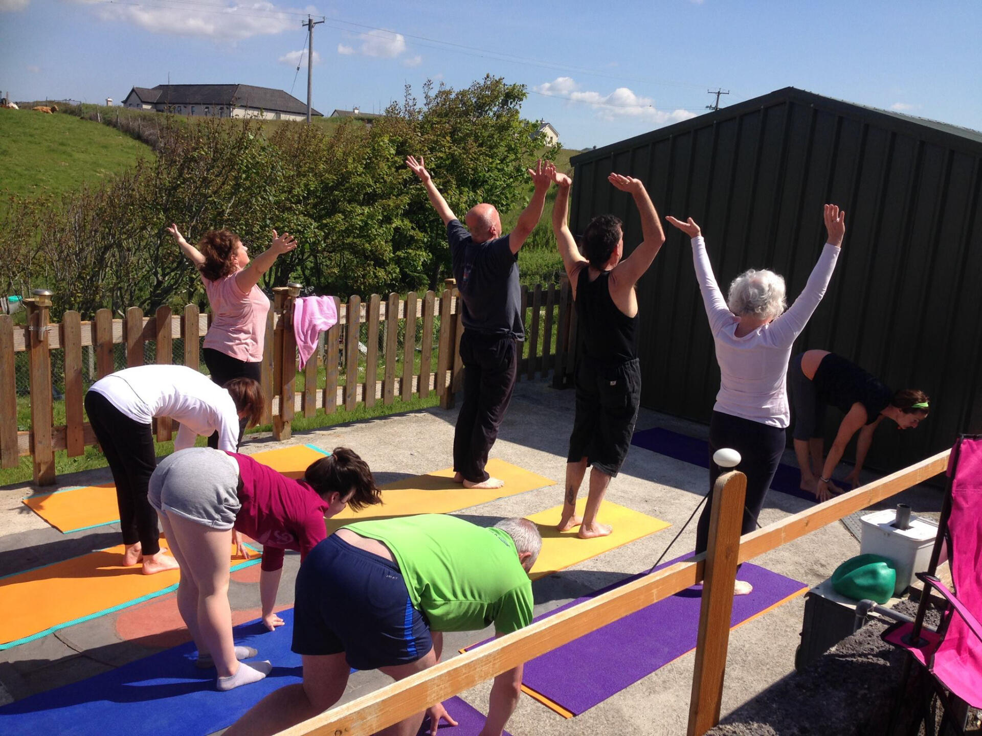 Helen Rich Lahinch Yoga Studio Pose